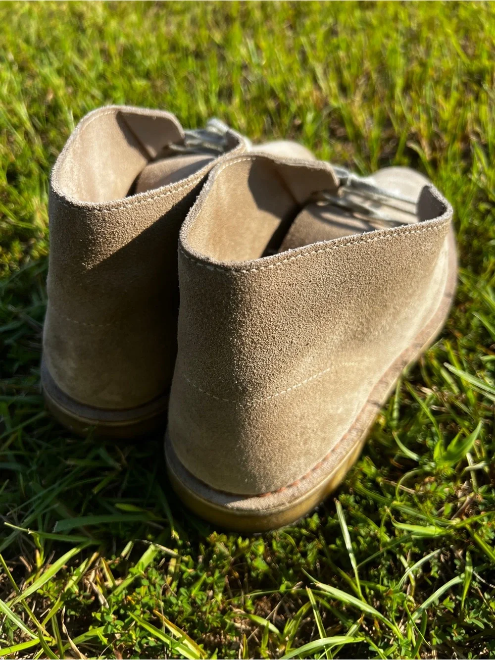 Clarks clean lightly